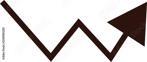 фотографія Circular Continuous Flow Arrow Icon