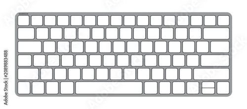 Canvastavla Minimalist Keyboard