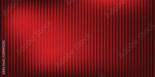 Schilderij op canvas Abstract dark red vertical lines background with shadow overlay