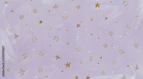 handmade stars scattered on a paper