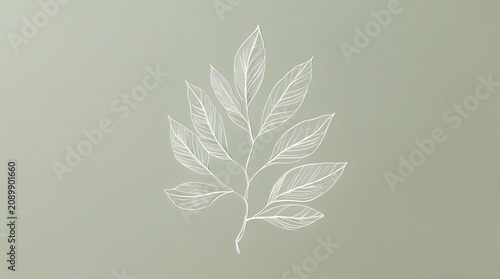a floral painting embossed on paper 