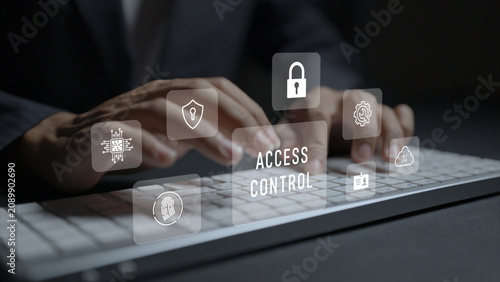Konstfotografi Access control concept