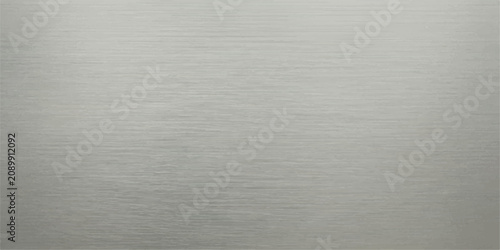 Fotografie Abstract brushed metal texture, abstract background with horizontal fine lines, metallic surface resembling brushed aluminum or steel, offering a modern, sleek, and industrial aesthetic