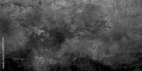 Obraz na plátně Monochromatic Texture Abstract a stark monochromatic abstract background, showcasing a textured surface with swirling patterns of dark gray and black, evoking a sense of mystery and depth