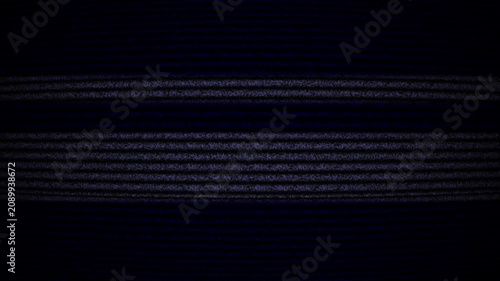 4K No Signal old vintage TV with signal interference overlay. VHS analog texture pattern.