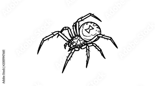 Foto Poisonous spider