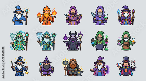 Foto Fantasy character collection
