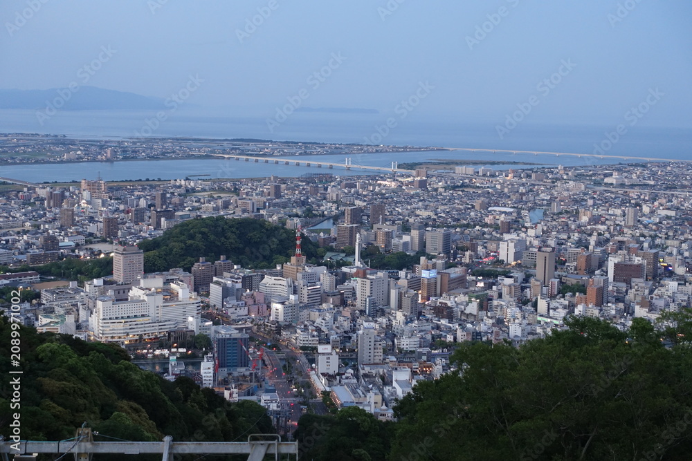 Fototapeta premium Tokushima View Bizan