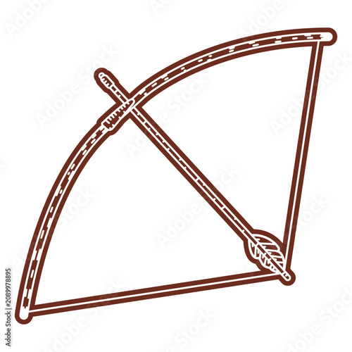 Tableau sur toile Long bow and arrow archery