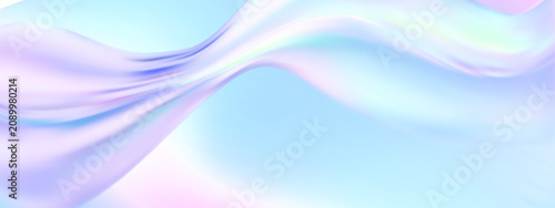 Holographic iridescent pastel gradient background.