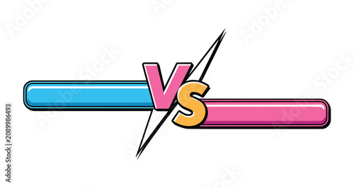 Obraz na plátně Versus Competition Bar