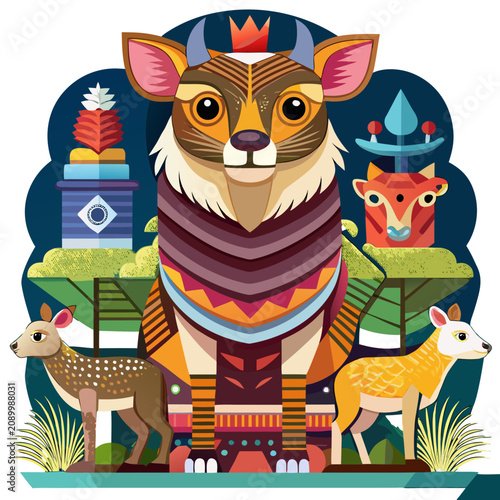 Multi Layer Animal Svg Abstract Visual Background with Clean Commercial Design Style Featuring Gradient, Texture, Wallpaper