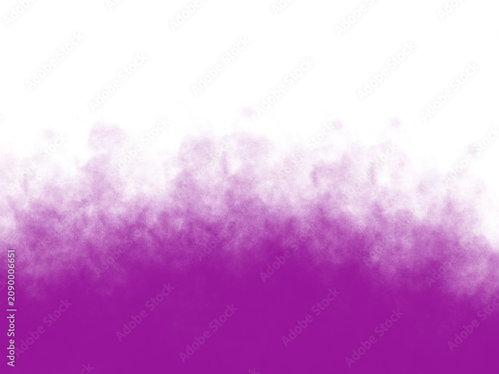 Fototapeta premium Abstract purple smoke border background with soft mist texture, atmospheric vapor clouds, and seamless grunge diffusion. Elegant smoky overlay creates depth while preserving a clean central copy space