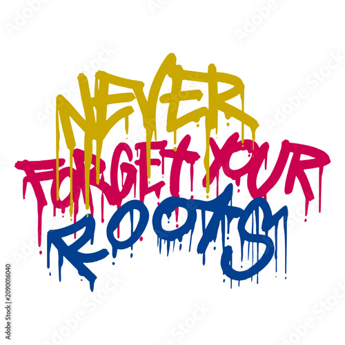 Bilde på lerret Phrases to commemorate Black History Month