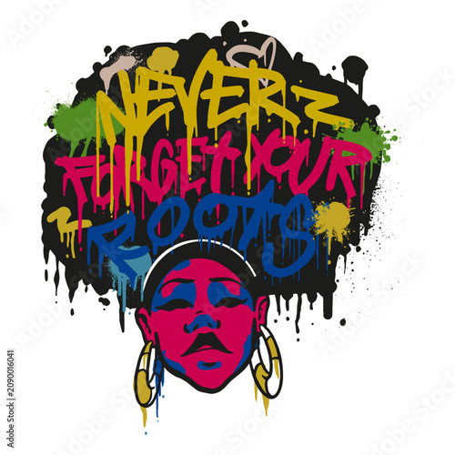 Canvas Print Quote design to commemorate Black History Month