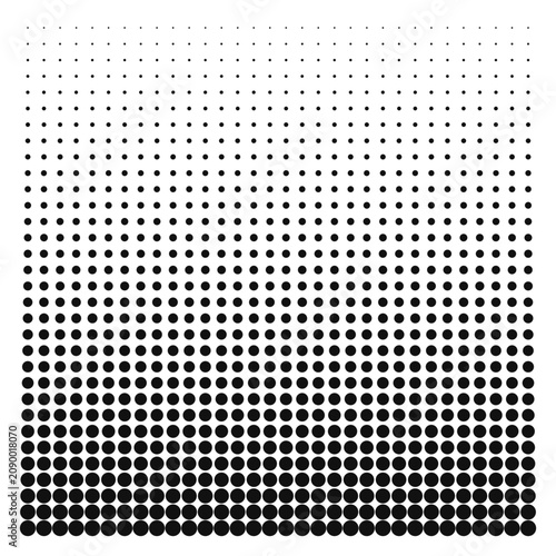 Black Halftone Dot Gradient Abstract Background TTB