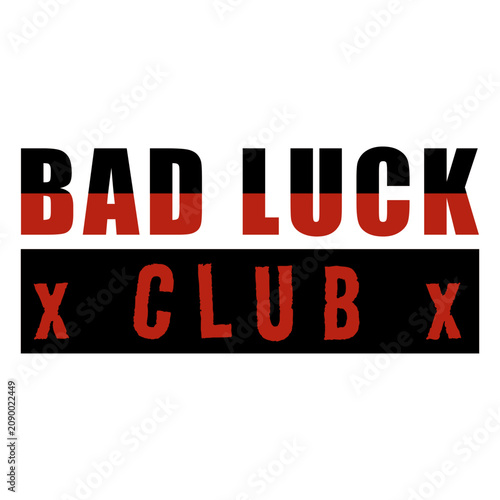 The bad luck club logo
