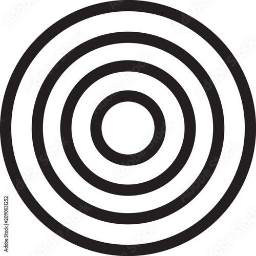 Black swirl. Black spiral. Black circle illustration design, Transparent background.