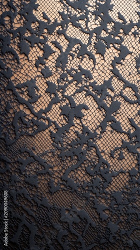 Dramatic lace texture suitable for gothic fashion and art projects.