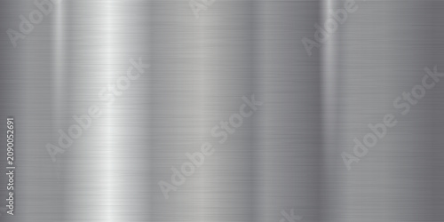 Obraz na plátně Metalic hairline stainless texture background