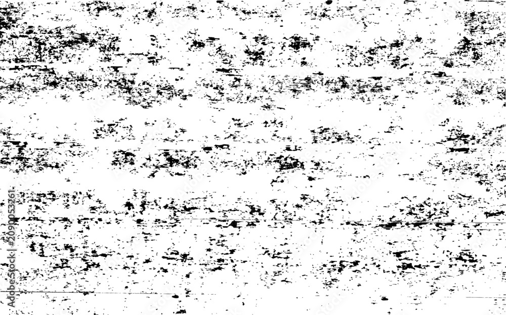 Fototapeta premium Horizontal distressed texture with wood grain grit on transparency