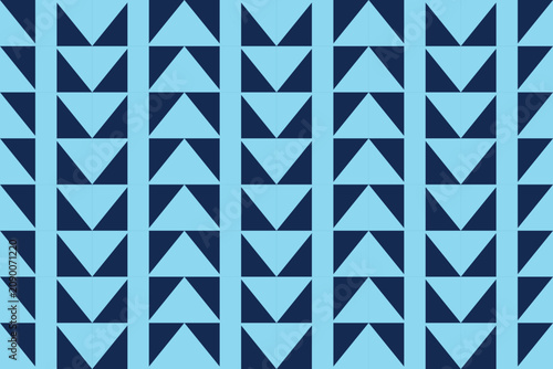 Blue Colors Geometric Pattern Background Triangle Shapes and Designs