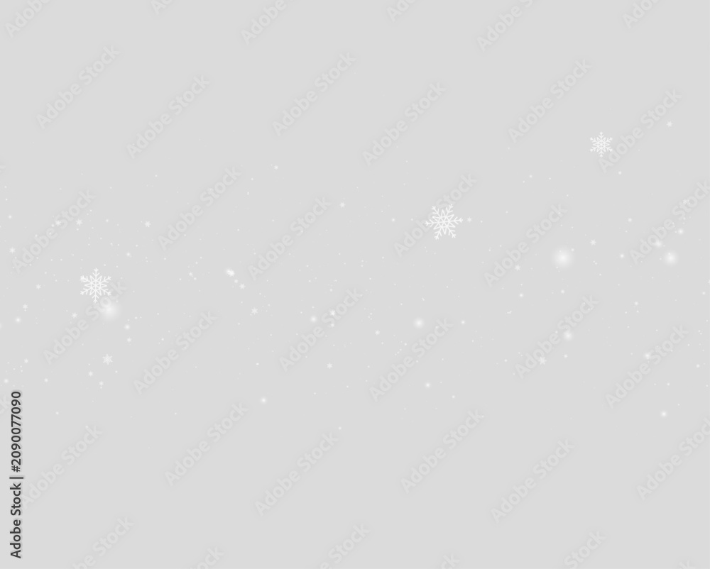 Fototapeta premium Frozen snow particles on transparent background. PNG winter graphic resource. Useful for creative visual designs.