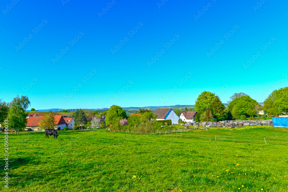 Fototapeta premium Spielberg in Brachttal, Main-Kinzig-Kreis, Hessen 