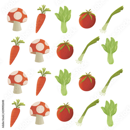 collection of vegetables