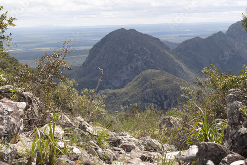 Paisagem natural na cidade de Grão Mogol, Estado de Minas Gerais, Brasil