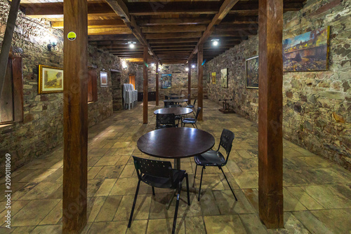 prédio histórico na cidade de Grão Mogol, Estado de Minas Gerais, Brasil