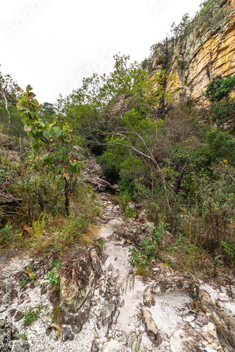 Paisagem natural na cidade de Grão Mogol, Estado de Minas Gerais, Brasil