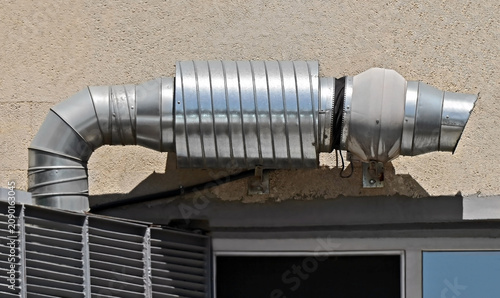Konstfotografi Ventilation system funnel