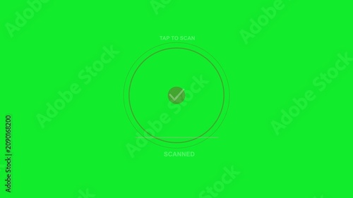 A dynamic green screen user interface overlay featuring 