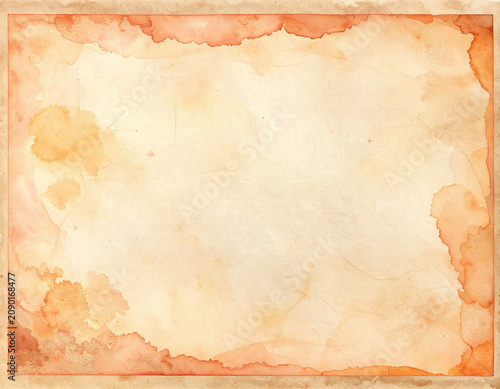 ヴィンテージ感のある古い紙のテクスチャ背景/Vintage old paper texture background with stains
