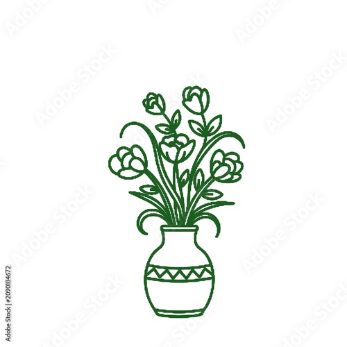 flower in a vase