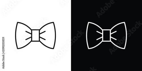 Φωτογραφία Bow Tie icon editable pictogram bundle