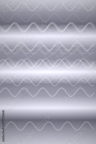 Chrome Ribbon Abstract Background