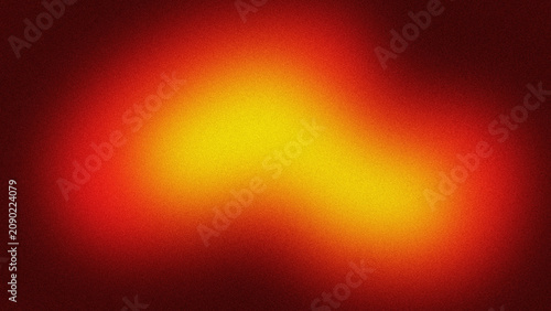Fotografie Abstract grain texture background with warm orange and red gradient