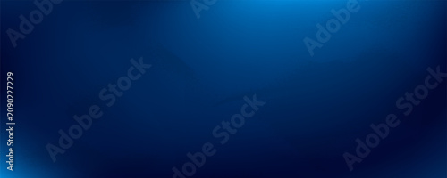 Schilderij op canvas Dark blue and bright blue gradient with smooth blending, creating a sleek and mo