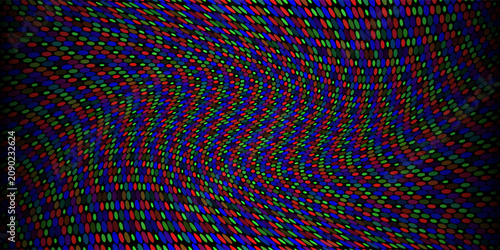 Fotografía Faded RGB screen pixel background