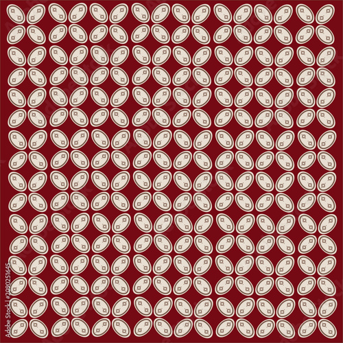 batik solo concept pattern vector Illustration.ai