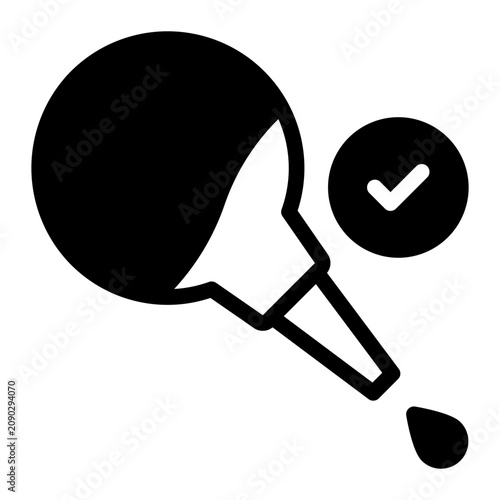 Foto douche glyph icon