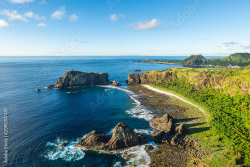 Scenery of Haicanping in Ludao, Taitung County, Taiwan