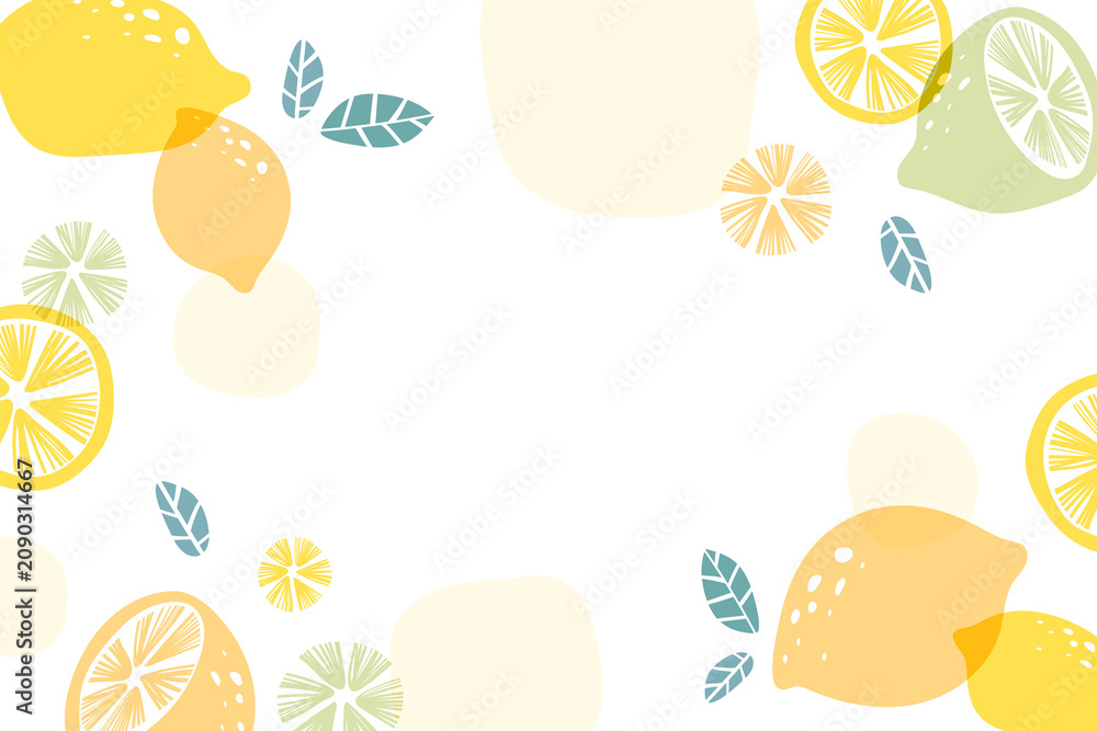 Obraz premium Fruits png border, transparent background