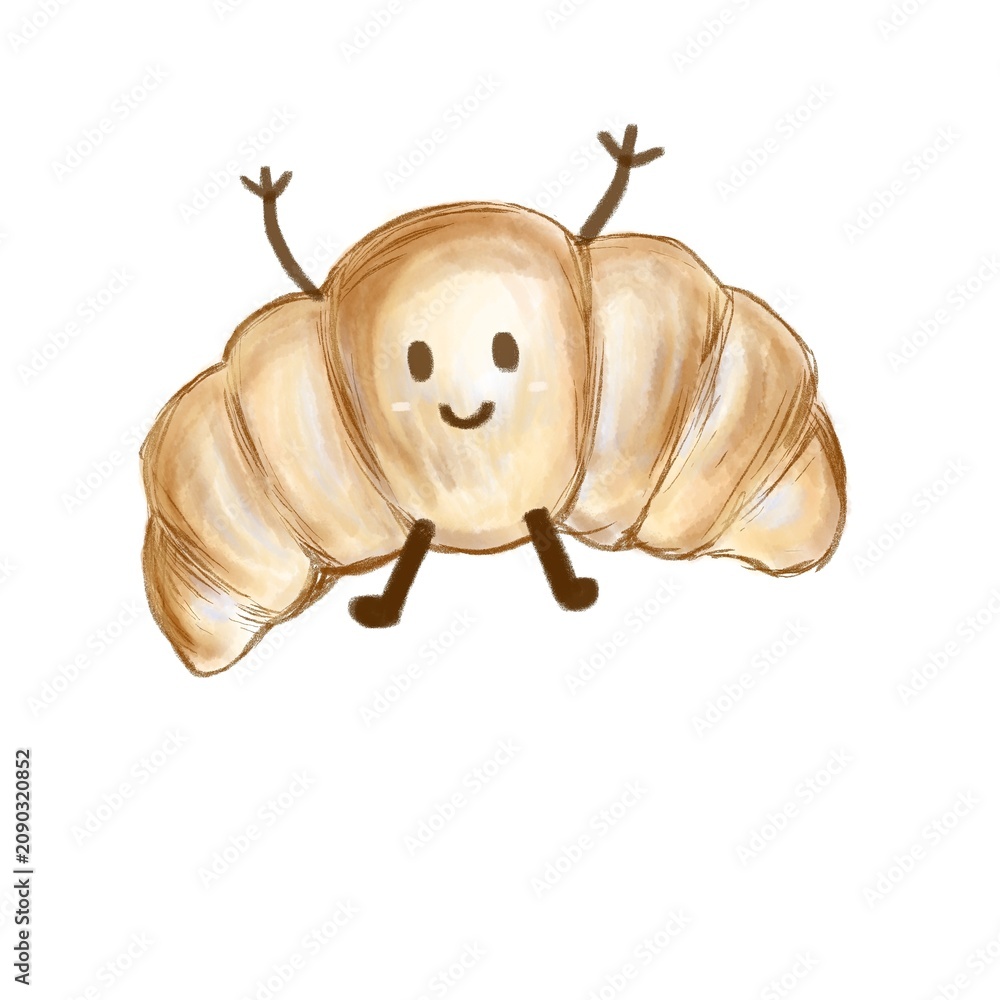 Fototapeta premium croissant