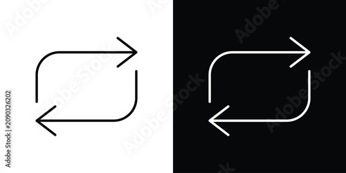 Arrows repeat icon