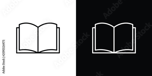 Bild auf Leinwand Book icon 1