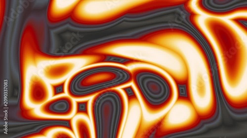Rich Metallic Copper And Dark Charcoal abstract background Abstract With Flowing Liquid Ripple Loop