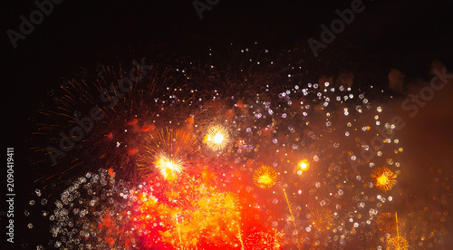 Photos Anniversary fireworks brighten night sky